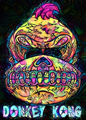 PsychoSkulls, Donkey Kong Nintendo - plakat 20x30 cm