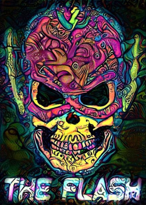 PsychoSkulls, The Flash, DC Comics - plakat 30x40 cm