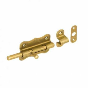 DOMAX Zasuwka z ryglem 50x70mm CYNK ZŁOTY drzwi,okna