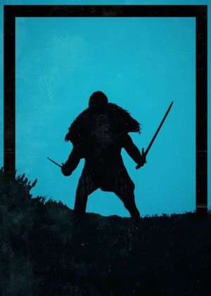 Dawn of Heroes - Jon Snow. Gra o tron - plakat 59,4x84,1 cm