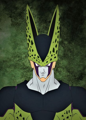 Dragon Ball - Cell - plakat 29,7x42 cm
