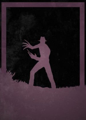 Dusk of Villains - Freddy Krueger, A Nightmare on Elm Street - plakat 50x70