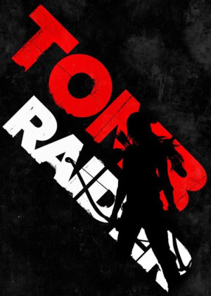 Typography Stencils - Tomb Raider - plakat 61x91,5 cm