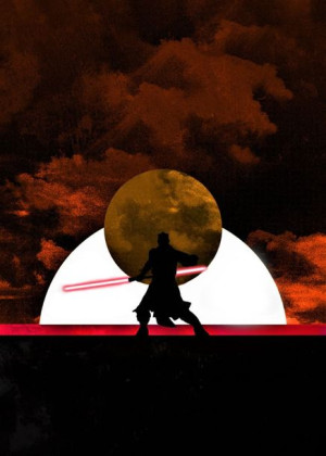 Sol Lunaris - Darth Maul, Gwiezdne Wojny Star Wars - plakat 40x60 cm