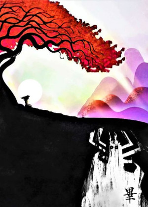 Samurai Jack Vintage Poster - plakat 20x30 cm