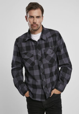 Koszula Flanelowa Checked Black/Grey