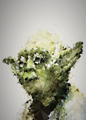 POLYamory - Yoda, Gwiezdne Wojny Star Wars - plakat 60x80 cm