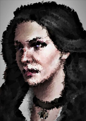POLYamory - Yennefer, Wiedźmin - plakat 60x80 cm