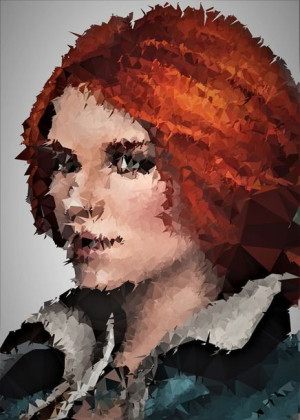 POLYamory - Triss, Wiedźmin - plakat 20x30 cm
