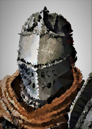 POLYamory - The Chosen Undead, Dark Souls - plakat 40x60 cm