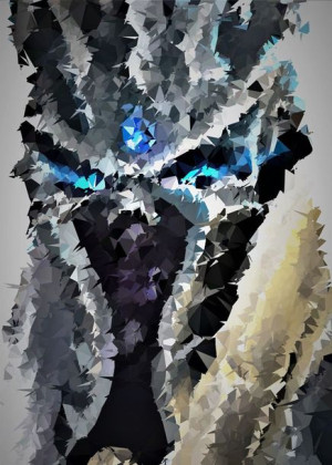 POLYamory - Lich King, Warcraft - plakat 70x100 cm