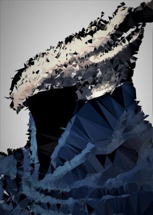 POLYamory - Artorias, Dark Souls - plakat 59,4x84,1 cm