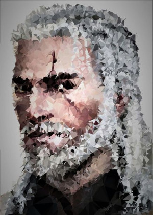 POLYamory - Geralt, Wiedźmin - plakat 21x29,7 cm