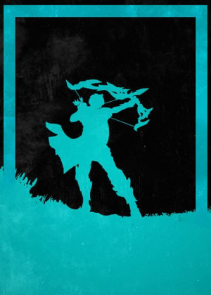 League of Legends - Ashe - plakat 50x70 cm