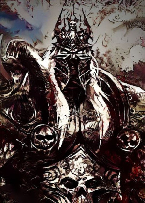 Legends of Bedlam - Arthas, Warcraft - plakat 20x30 cm
