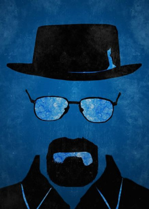 Narco Charlatans - Walter White, Methamphetamine - plakat 21x29,7 cm