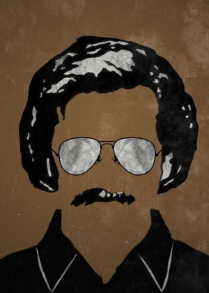 Narco Charlatans - Pablo Escobar, Cocaine - plakat 29,7x42 cm