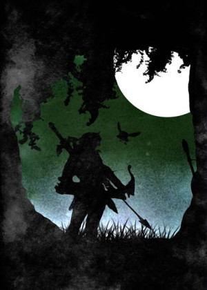 Moonlight Caverns - The Legend of Zelda - plakat 30x40 cm