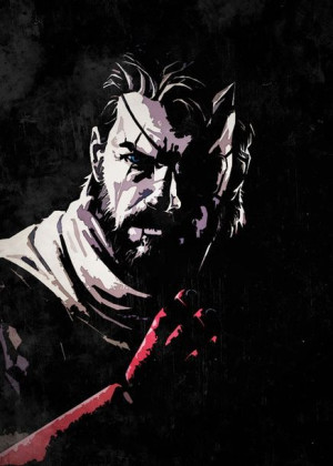 Metal Gear - Big Boss - plakat 29,7x42 cm