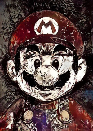 Legends of Bedlam - Mario, Nintendo - plakat 70x100 cm