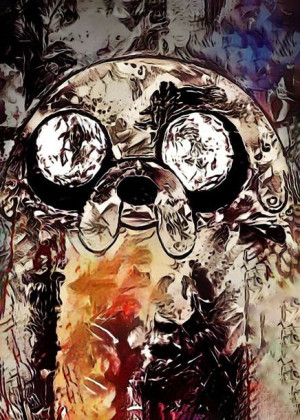Legends of Bedlam - Jake, Adventure Time - plakat 40x60 cm