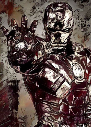 Legends of Bedlam - Iron Man, Marvel - plakat 40x50 cm