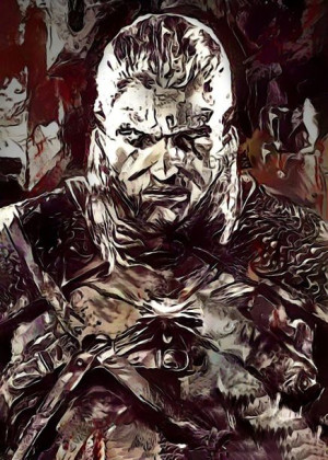 Legends of Bedlam - Geralt, Wiedźmin - plakat 60x80 cm