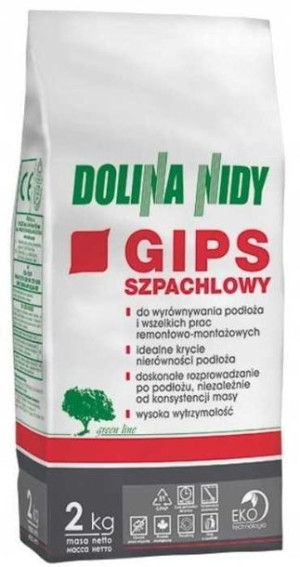 Atlas Gips Szpachlowy Idealne Krycie Dolina Nidy 2kg
