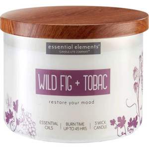 Candle-lite Essential Elements - Wild Fig & Tobac - 418g