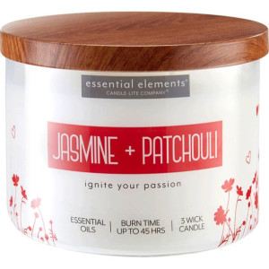 Candle-lite Essential Elements - Jasmine & Patchouli - 418g
