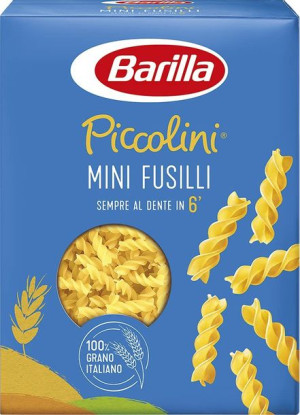 Barilla Piccolini Mini Fusilli - makaron  mini świderki (500g)