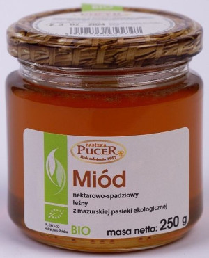 Lumarko Miód Nektarowo - Spadziowy Leśny Bio 250 G