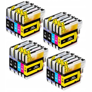 20x Tusz Lc985 Do Brother Mfc-j220 J265 J410 J415