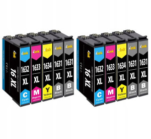 10x Tusz 16xl Do Epson Wf2630 Wf2660 Wf2750 Wf2760