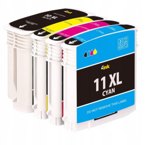 4x Tusz 10xl 11xl Do Hp Designjet 800 815 820 Mfp
