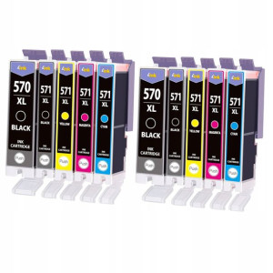 10x Tusz Do Canon Pixma Mg5750 Mg6850 Mg7750 Xl