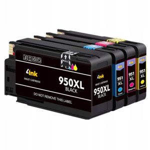 4x Tusz Do Hp 950 Xl Officejet 8100 8600 251dw