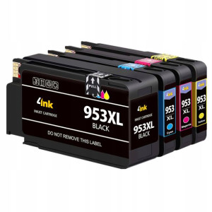 4x Tusz Do Hp 953 Xl Officejet 7720 7730 7740 8210