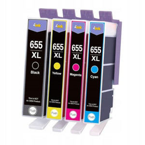 4x Tusz Do Hp 655 Deskjet Advantage 3525 4615 5525
