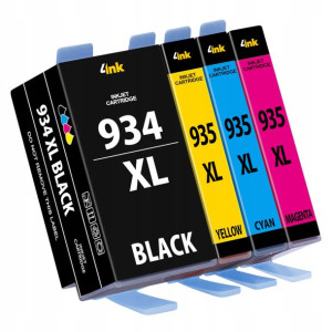 4x Tusz Do Hp 934 Xl Officejet 6230 6820 6830 6835