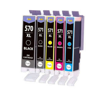 5x Tusz Do Canon Pixma Ts5000 Ts5050 Ts5051 Ts5052