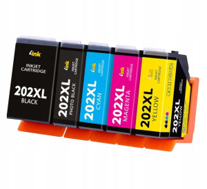 5x Tusz Do Epson 202xl Xp6000 Xp6005 Xp6100 Xp6105