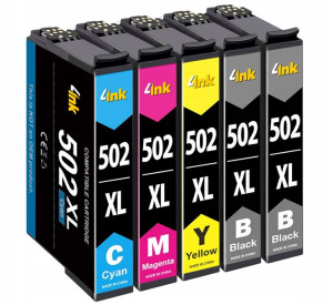 5x Tusz Do Epson 502 Xl Xp-5100 Xp-5105 Xp-5115