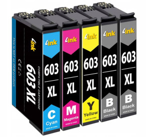 5x Tusz Do Epson 603 Xl Xp-2100 Xp-2105 Xp-3100