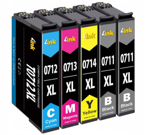 5x Tusz Do Epson Sx115 Sx200 Sx205 Sx210 Sx215
