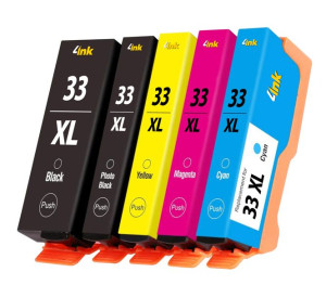 5x Tusz Do Epson T3351 33xl Xp-635 Xp-640 Xp-645