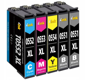 5x Tusz Do Epson R240 R245 Rx420 Rx425 Rx520