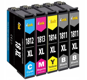 5x Tusz Do Epson Xp202 Xp205 Xp215 Xp305 Xp405 Xl