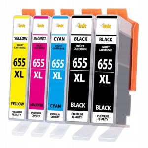 5x Tusz Do Hp 655 Deskjet Advantage 3525 4615 5525