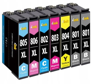 6x Tusz Do Epson P50 T50 Px660 R285 Rx585 Px710
